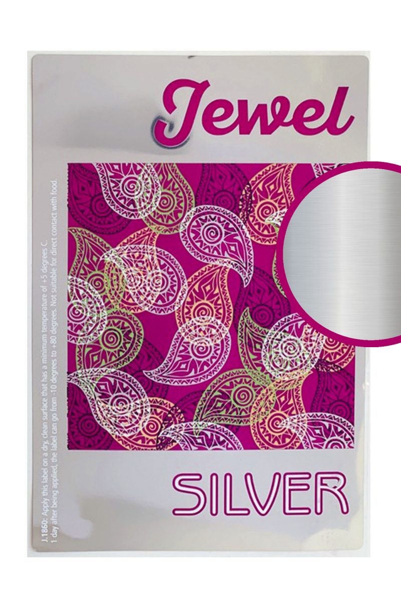 Label jewel silver