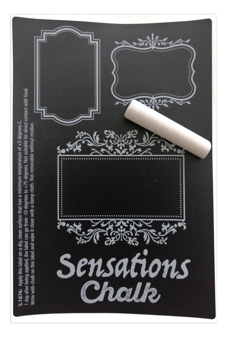 Sensations chalk label Innovastore International