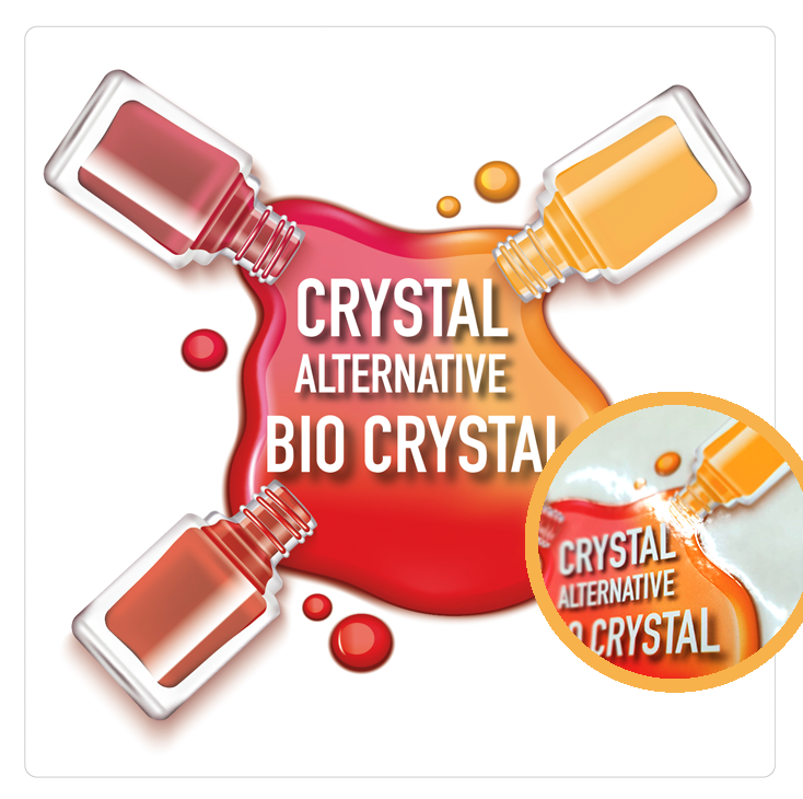 Crystal alternative bio crystal label