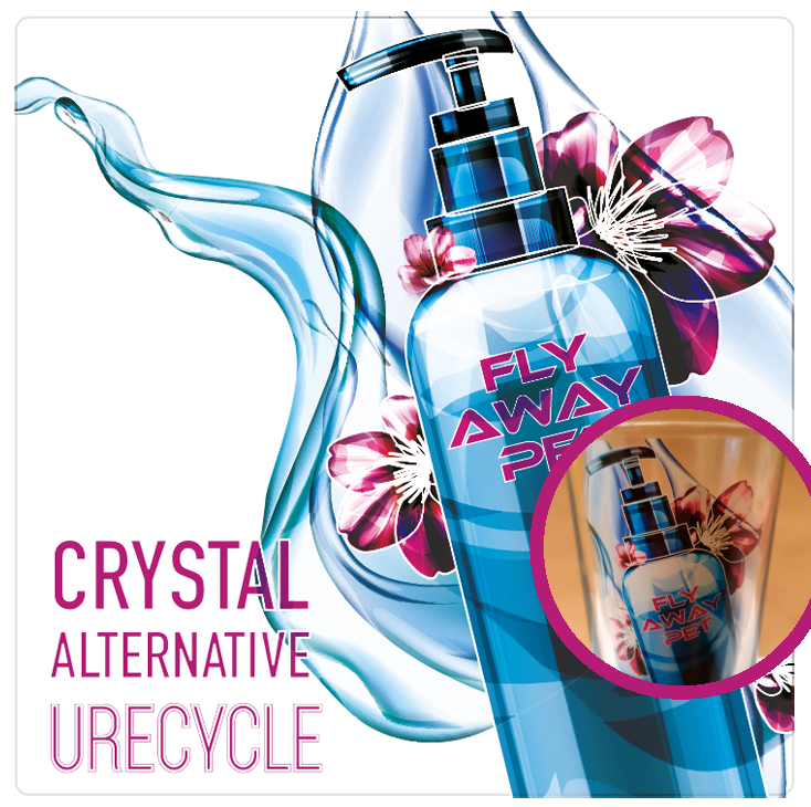 Cystal alternative recycle label